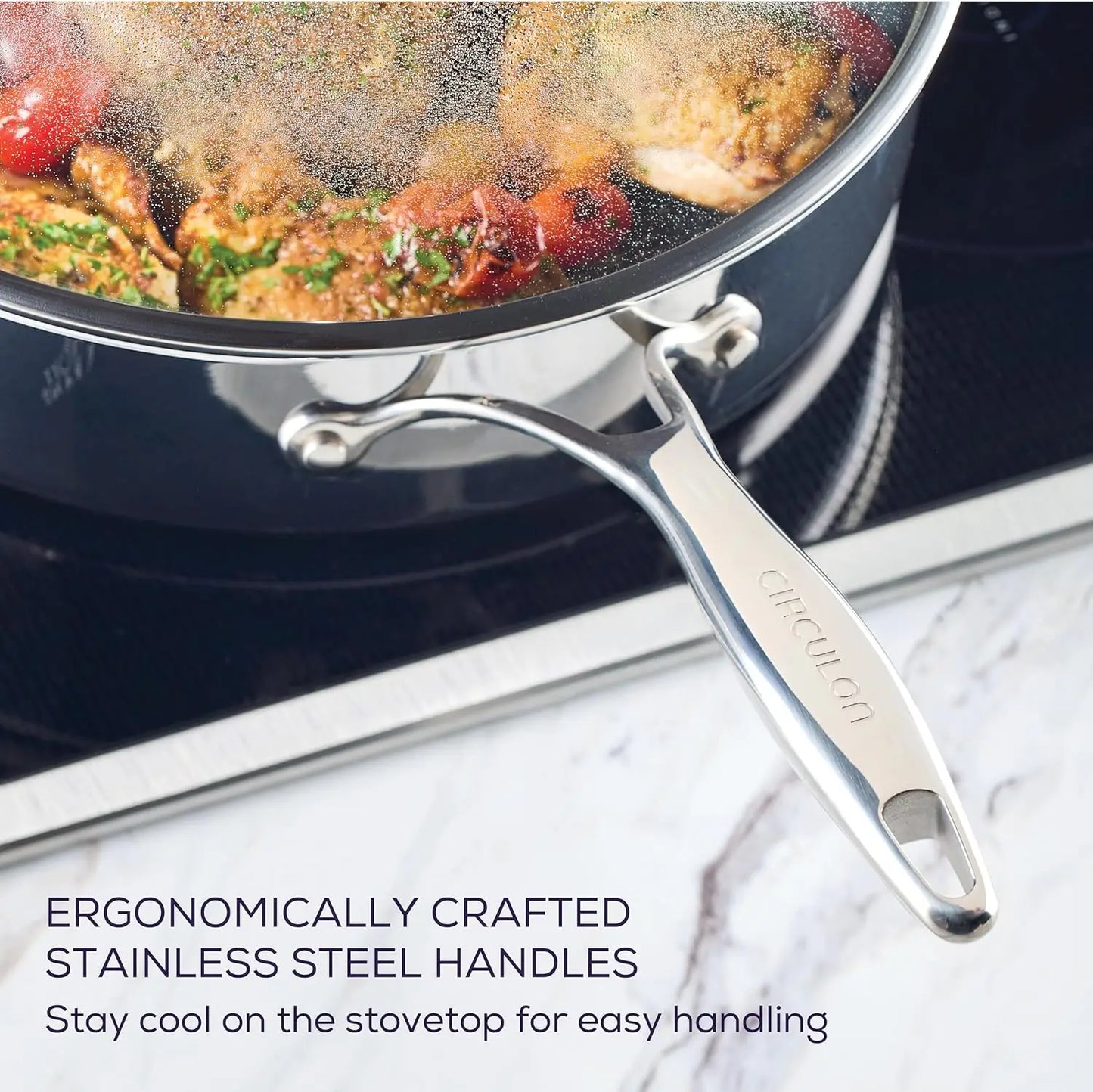 11 Piece Scratch Defense Clad Stainless Steel Cookware Set