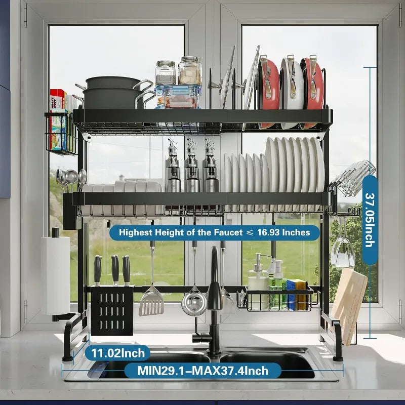 3-Tier Stainless Steel  Drying Drainer Rack