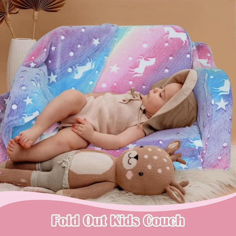 Comfy Baby Fold Out Convertible Sofa Couch