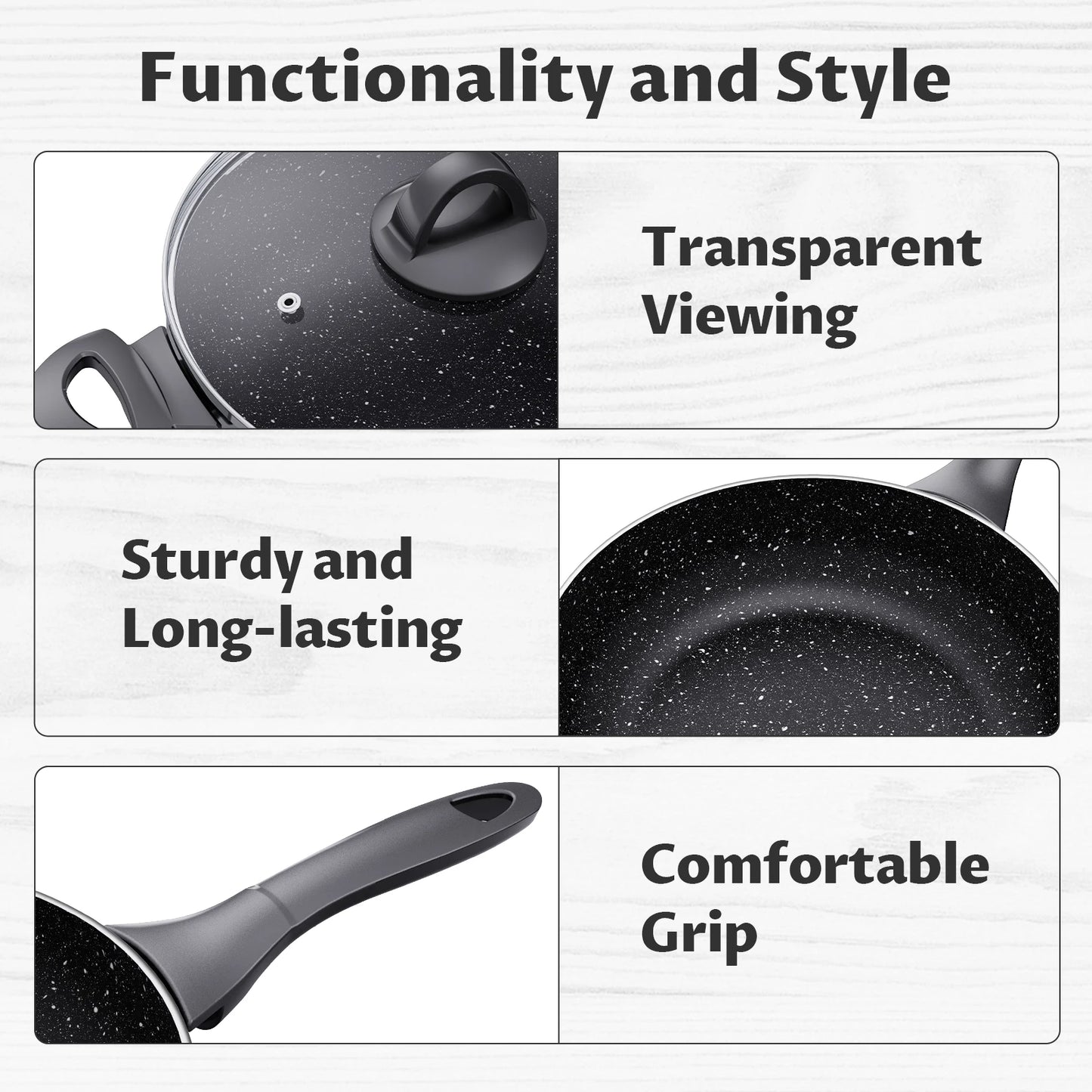 10 Piece Induction Cookware Set