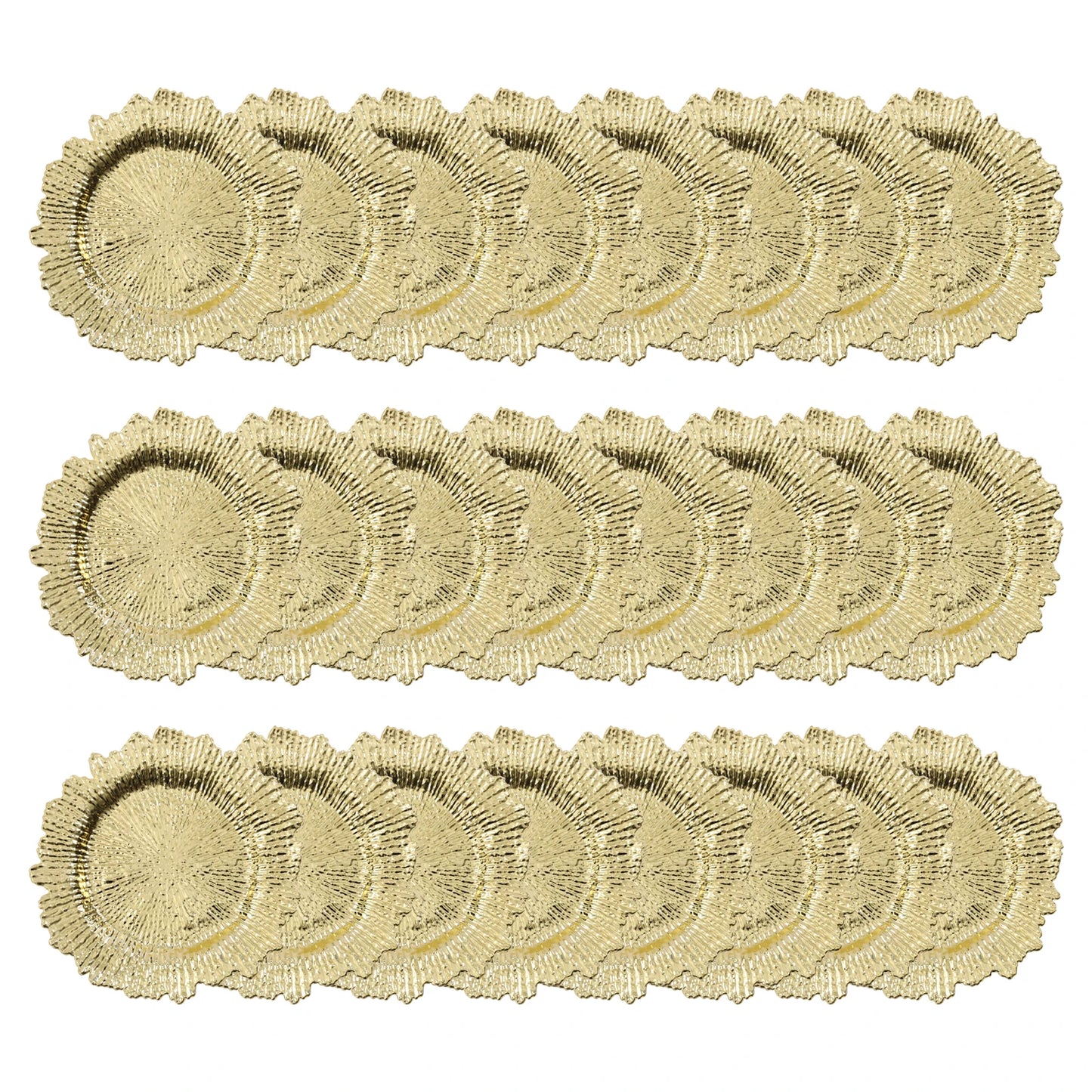 24 piece Serving Charger Plates