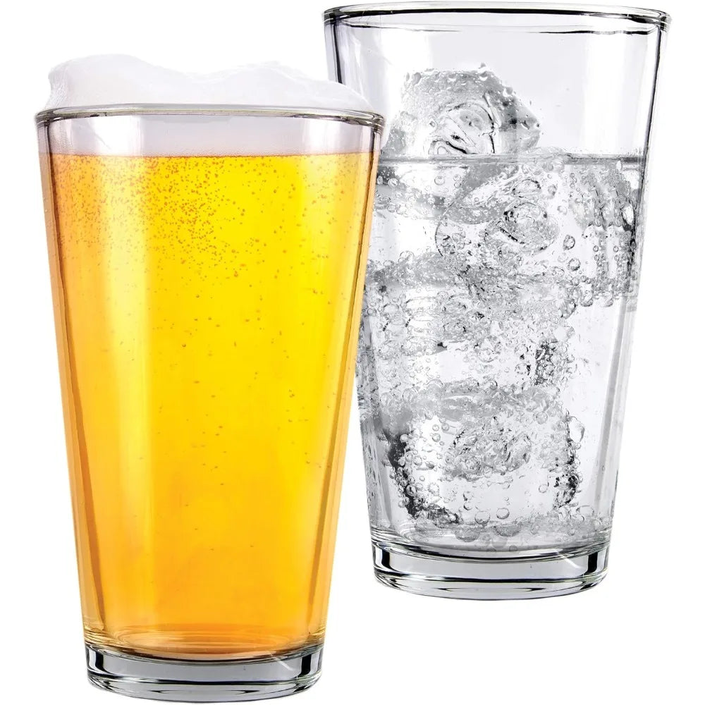 Set of 12 – 16 oz Pint Beer Glasses