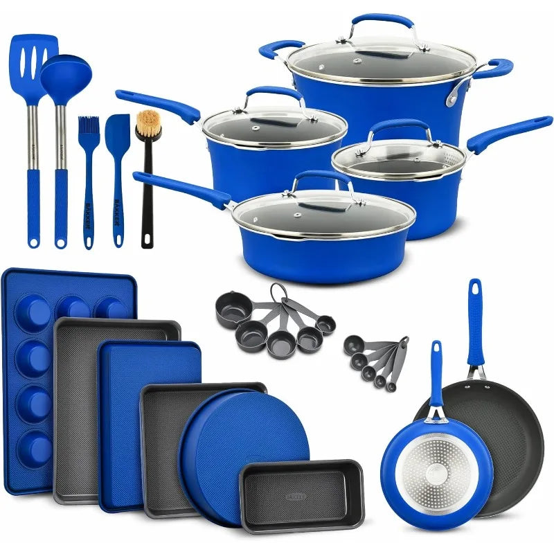 23 Piece– Multi-Sized Cookware Set with Lids