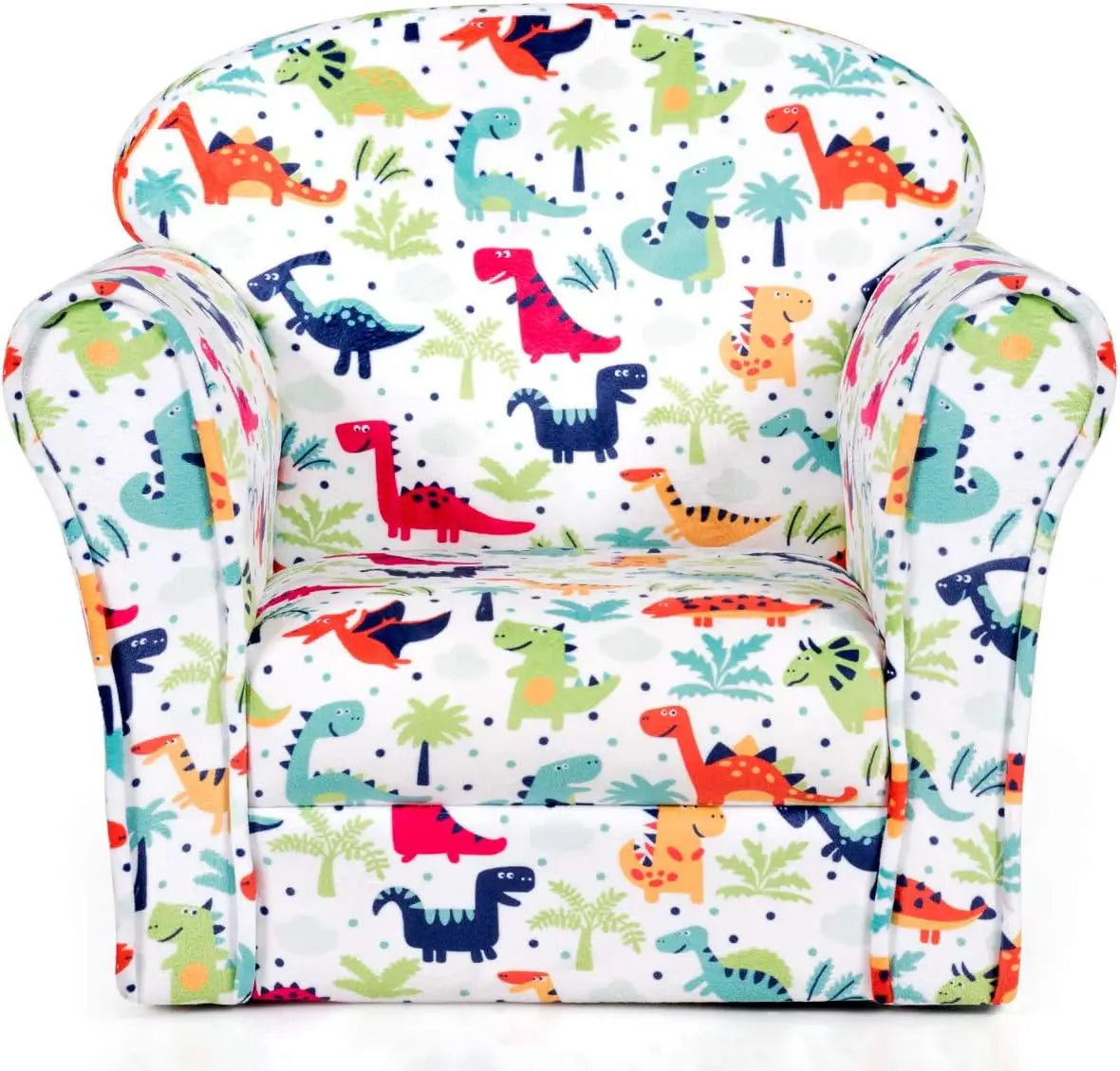 Children's Sofa Armrest Chair with Dinosaur Pattern, W/Sturdy Construction