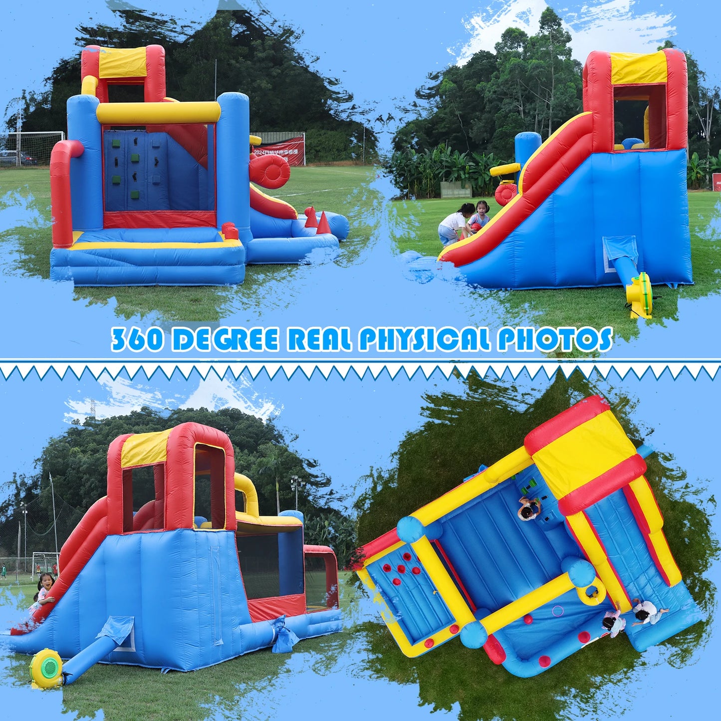 Commercial Inflatable Bounce House, with Blower