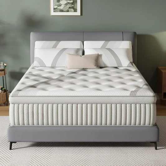 14-Inch Memory Foam Hybrid Mattress with Pocket Spring