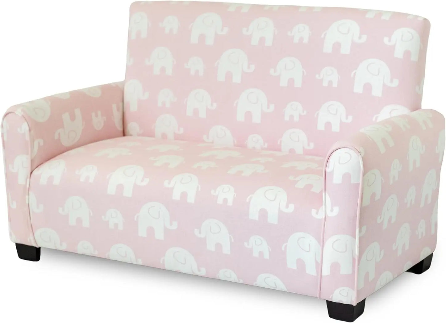 Upholstered Toddler Couch, Double Seated Sofa Chair for Kids