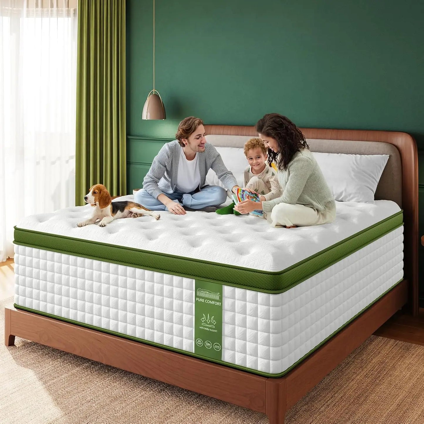 BedStory 12-14'' Gel Memory Foam Hybrid Mattress, Full/King/Queen Size
