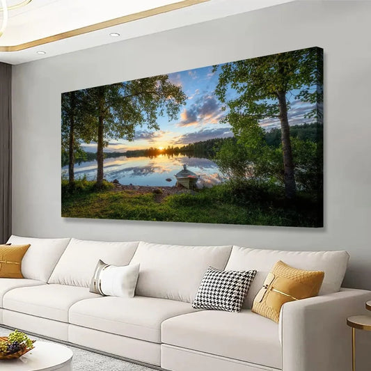 28x57 inches Nature Inspired Canvas Wall Art