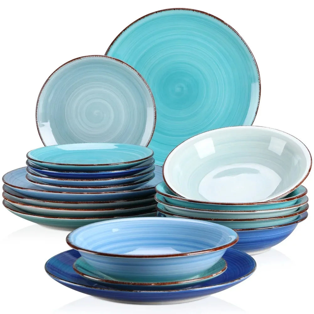 18 Piece Vancasso BONITA Ceramic Dinnerware Set