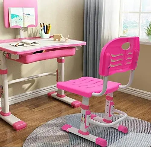 Tiltable Desktop Kids Desk and Chair Set