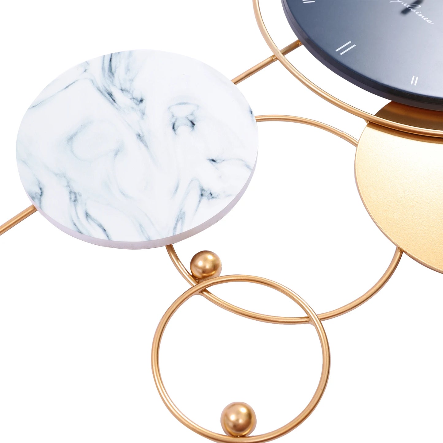 Metal Gold Chic Decorative Wall Clock
