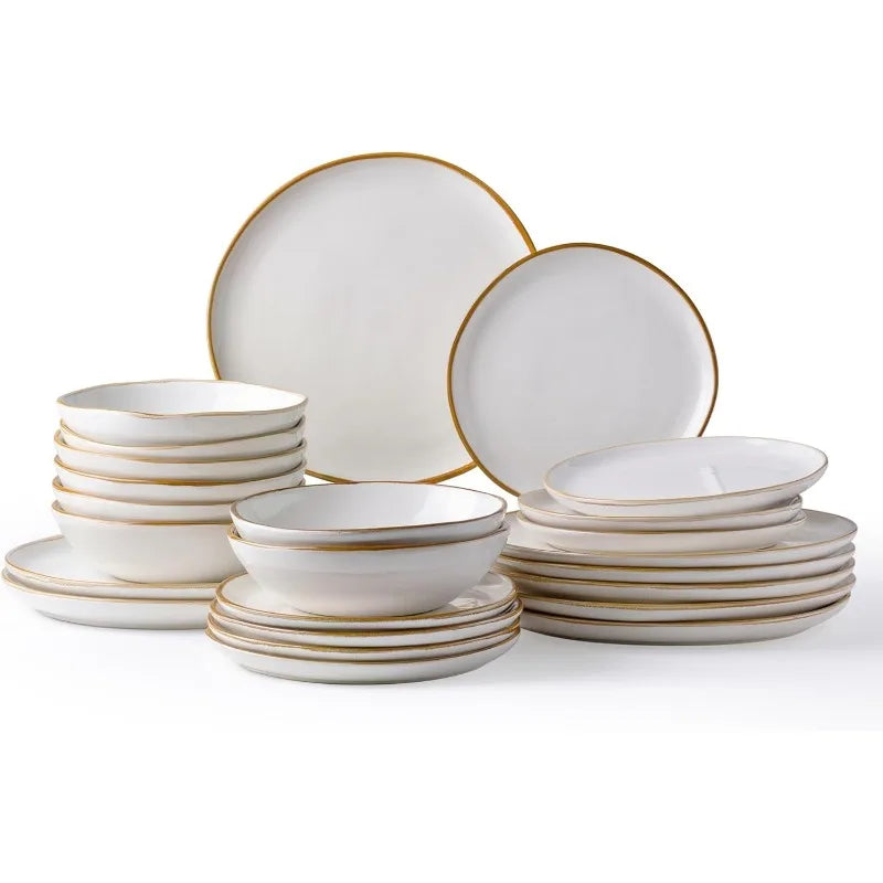 18 piece Handmade Ceramic Dinnerware Sets