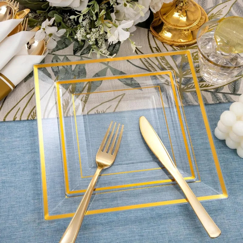 30-Guest Disposable Dinnerware Set