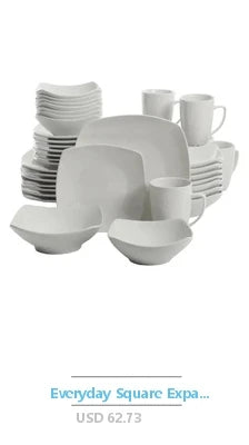 Matte Black Stoneware Dinnerware Set Chic Minimalist Design 12-Piece Set