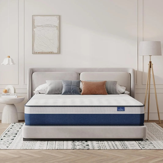 Tight Top 10/12 Inch Innerspring Hybrid Mattress/Bed in a Box