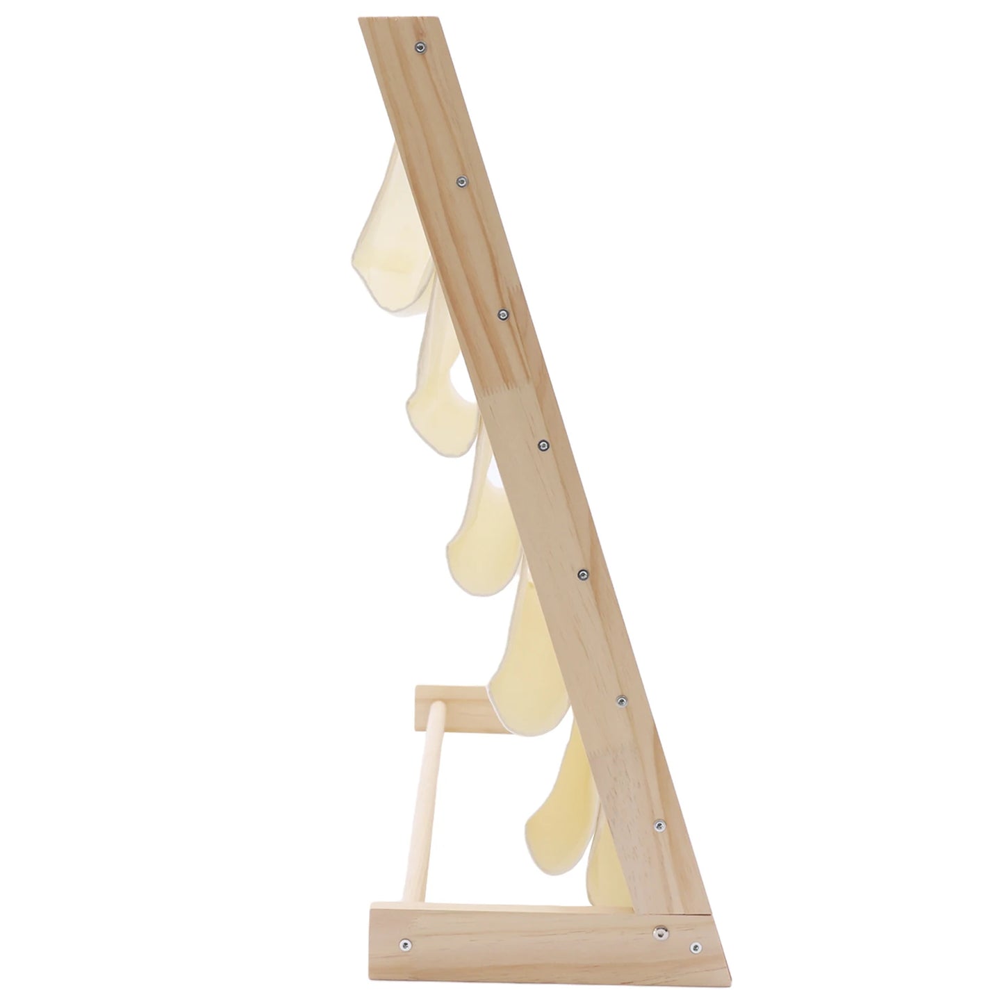 Natural Beige 6-Layer Book Rack