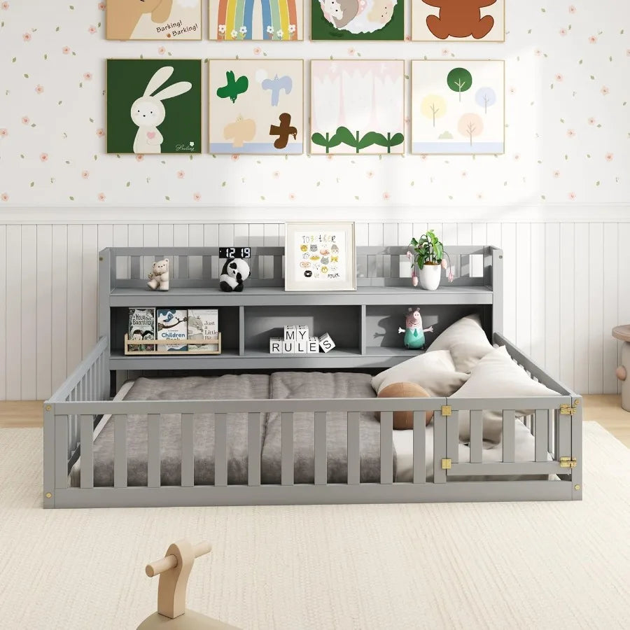 Twin Size Montessori Floor Bed