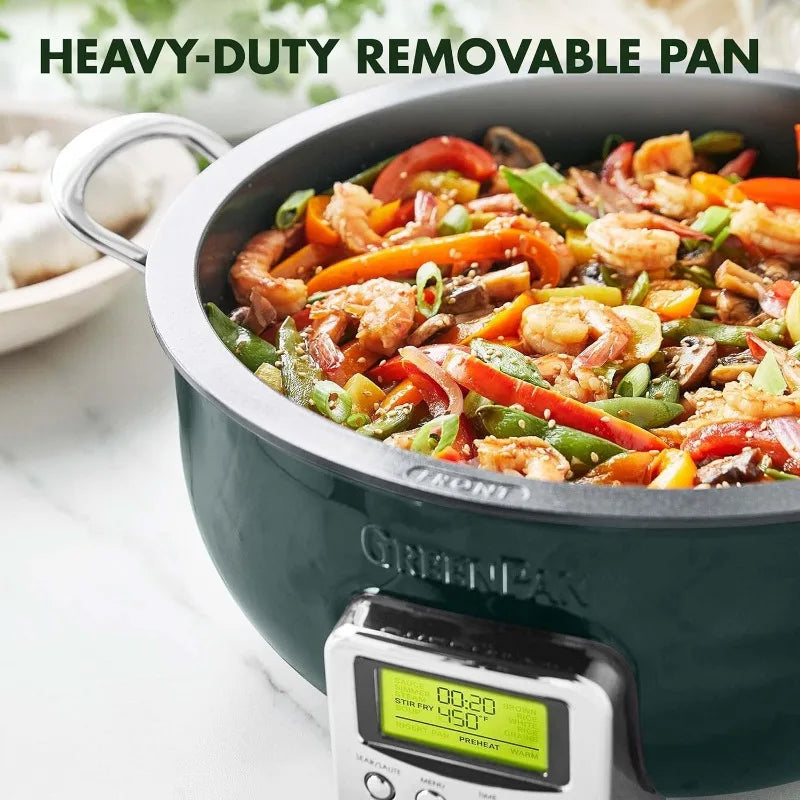 GreenPan Elite Essential Smart Electric 6QT Skillet Pot