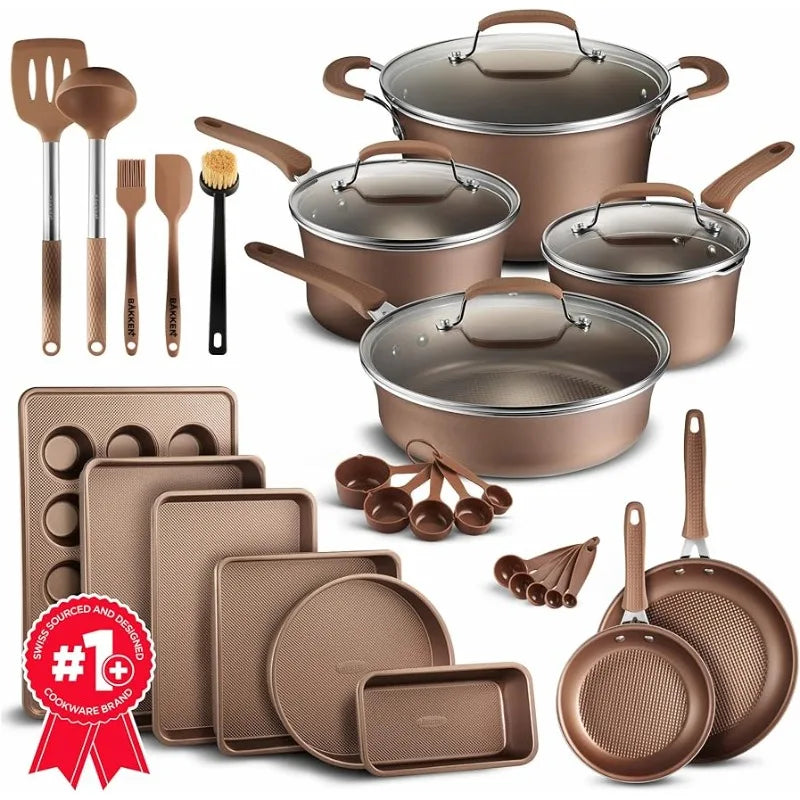 23 Piece Cookware and Bakeware Set