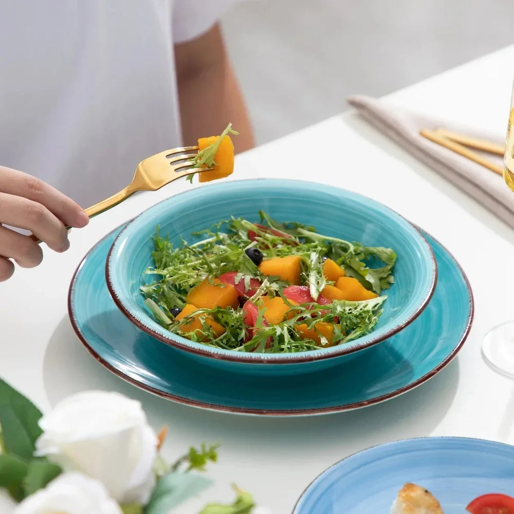 18 Piece Vancasso BONITA Ceramic Dinnerware Set