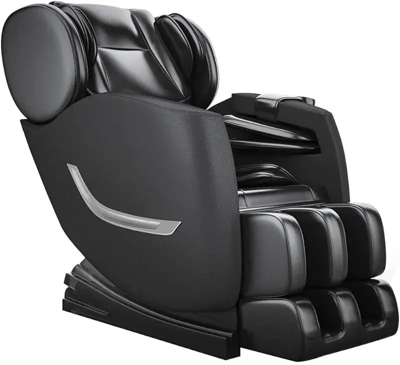 Full Body Zero Gravity Chair with 8 Fixed Massage Rollers,6 Auto Modes, Waist Heated, Bluetooth Speaker