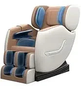 Full Body Zero Gravity Chair with 8 Fixed Massage Rollers,6 Auto Modes, Waist Heated, Bluetooth Speaker