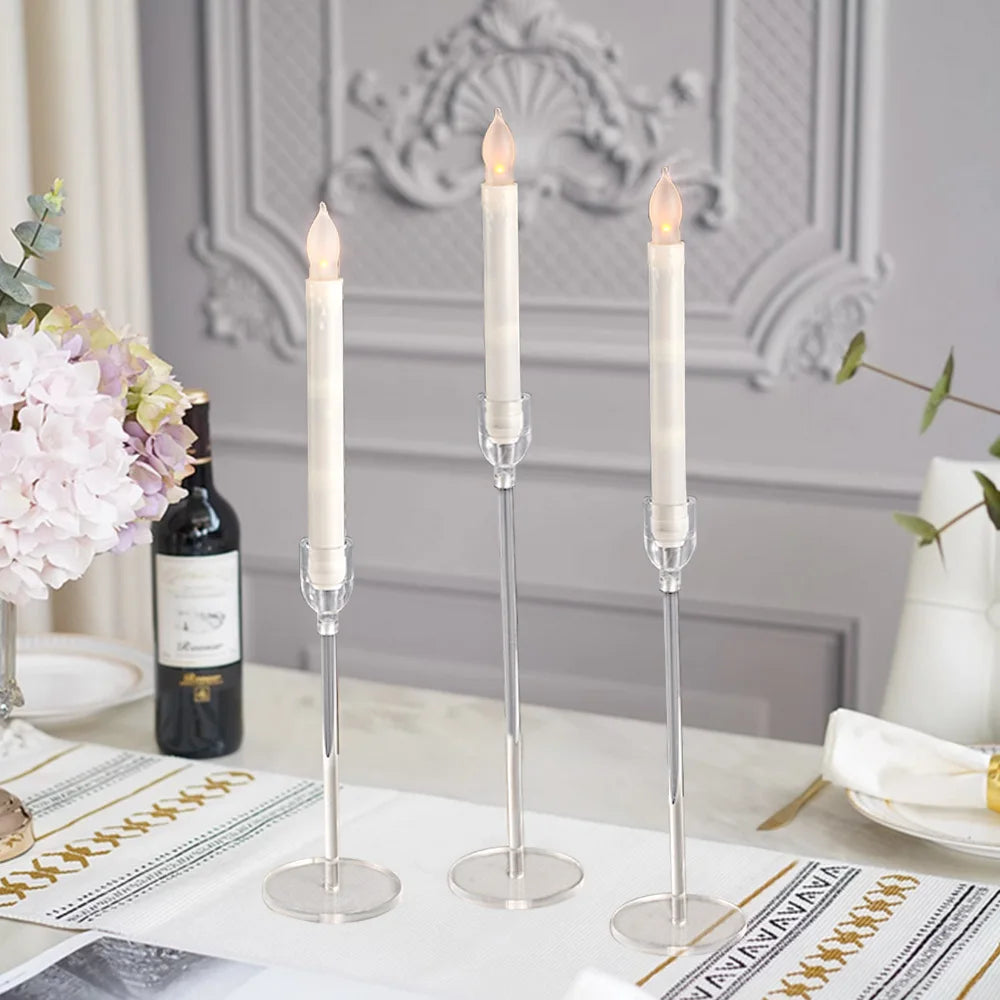 6PCs Acrylic Candle Holder Centerpieces