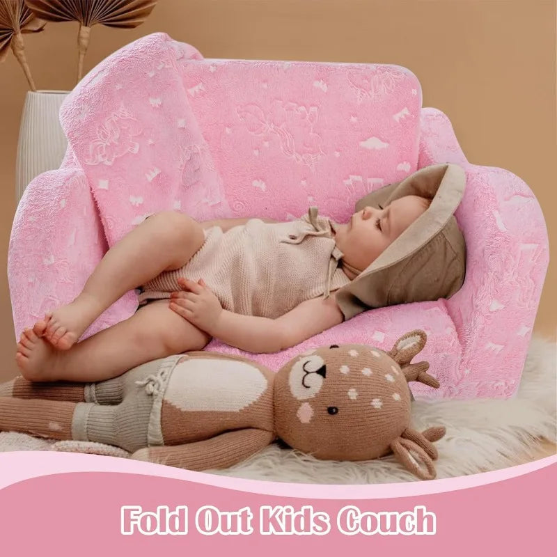 Comfy Baby Fold Out Convertible Sofa Couch