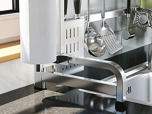 Adjustable (29.1''~37.4'') Stainless Steel 3-Tier Over The Sink Dish Drying Rack