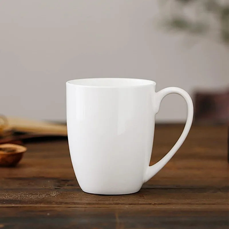 10oz Espresso Bone China Coffee Mugs, Set of 6