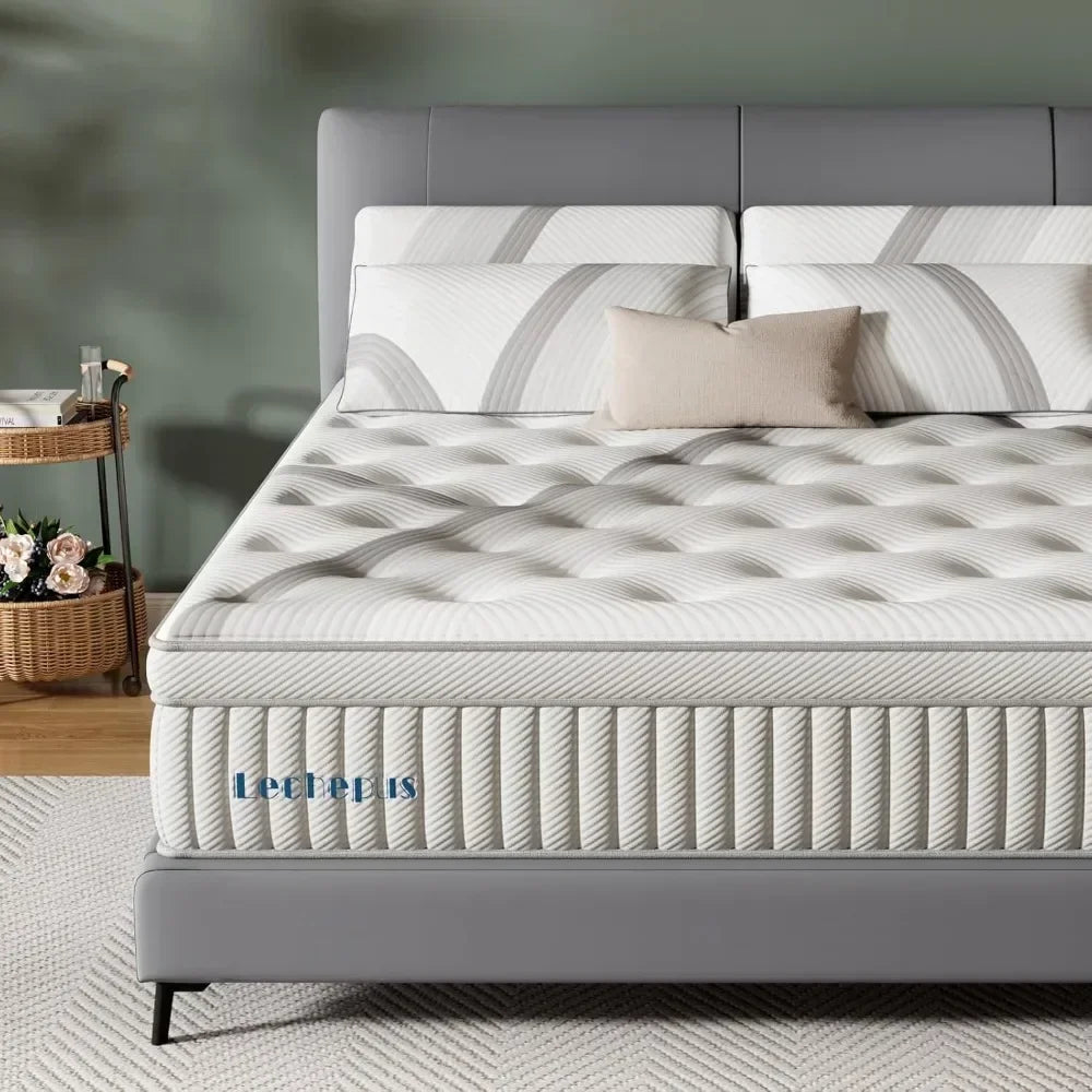 14-Inch Memory Foam Hybrid Mattress with Pocket Spring