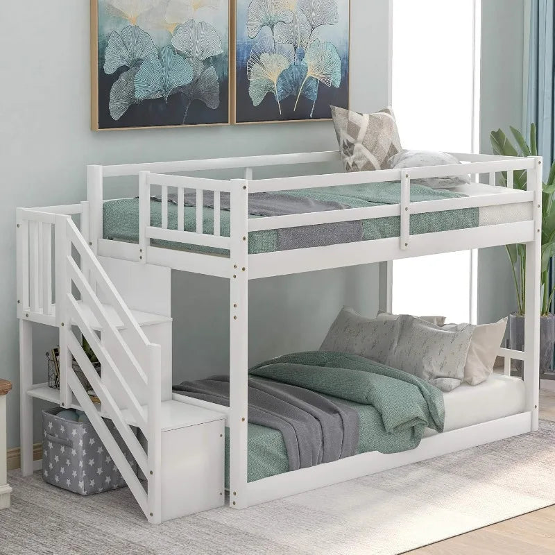 Detachable Twin Over Twin Bunk Bed