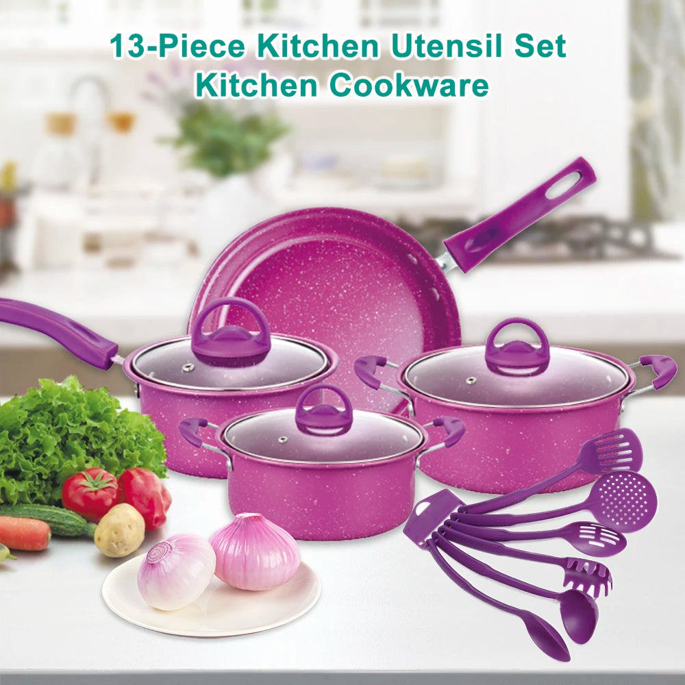 13-Piece Non-Stick Cookware Set