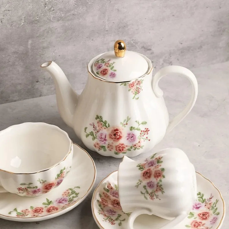 British Royal Series, Porcelain Tea Sets, Service for 6