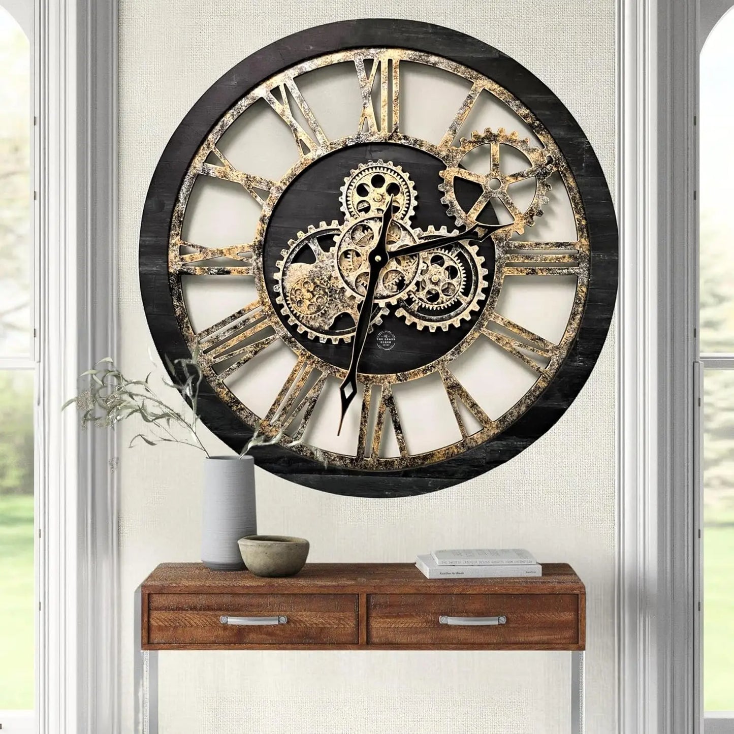 The Original Real Moving Gear Wall Clock (24 inch (60cm)