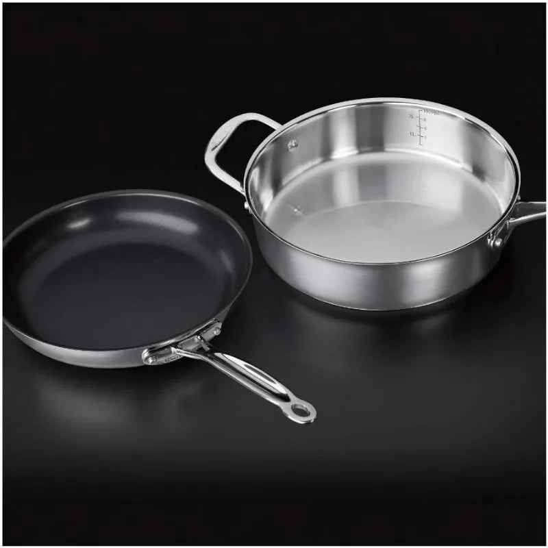 Chef's-Classic-Stainless Collection, Cookware Set