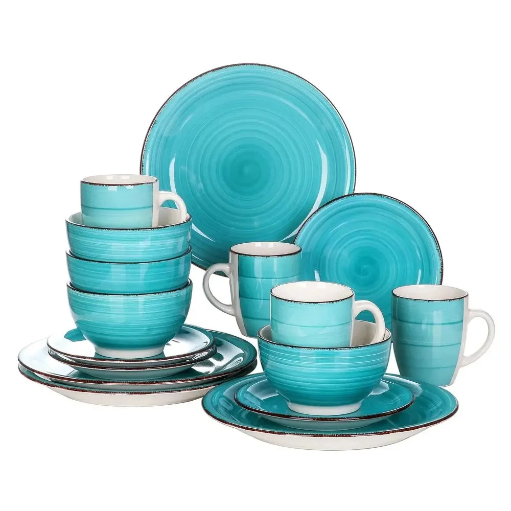 Vancasso Bella 16PCS Vintage Porcelain Dinnerware Set