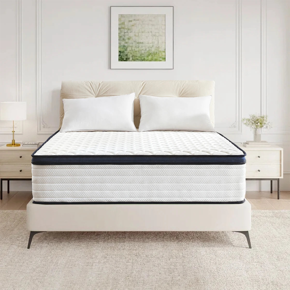 Gel Memory Foam Pressure Relief, Hybrid Mattress in a Box