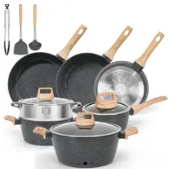 SODAY Nonstick Granite Cookware Sets I