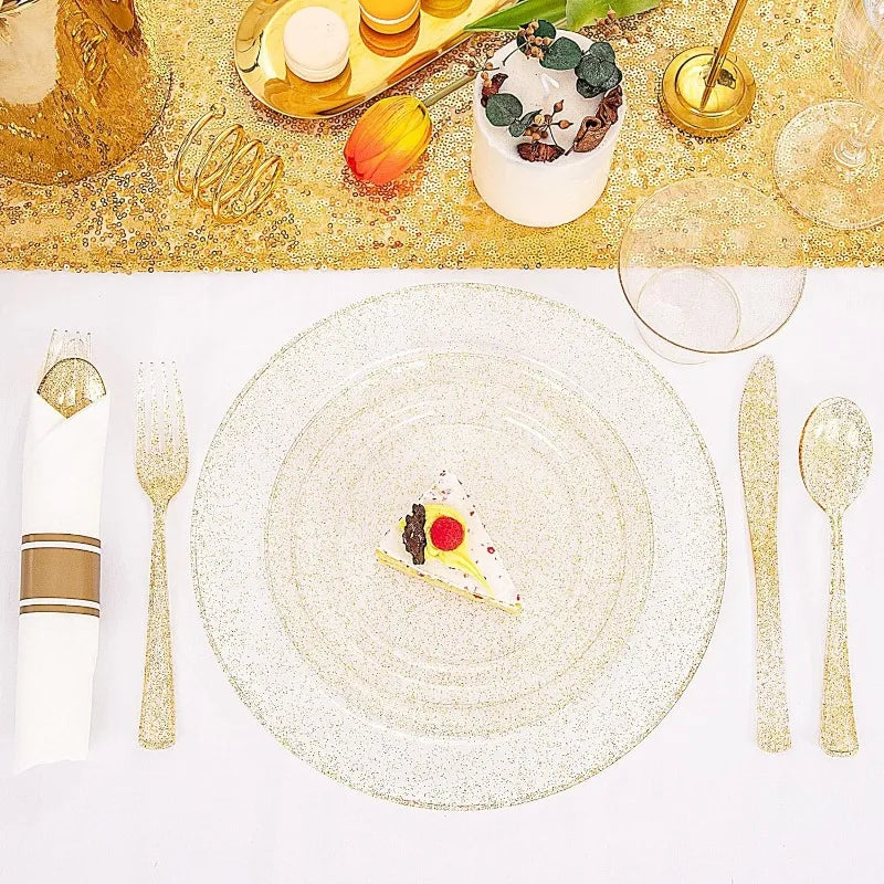 30-Guest Disposable Dinnerware Set