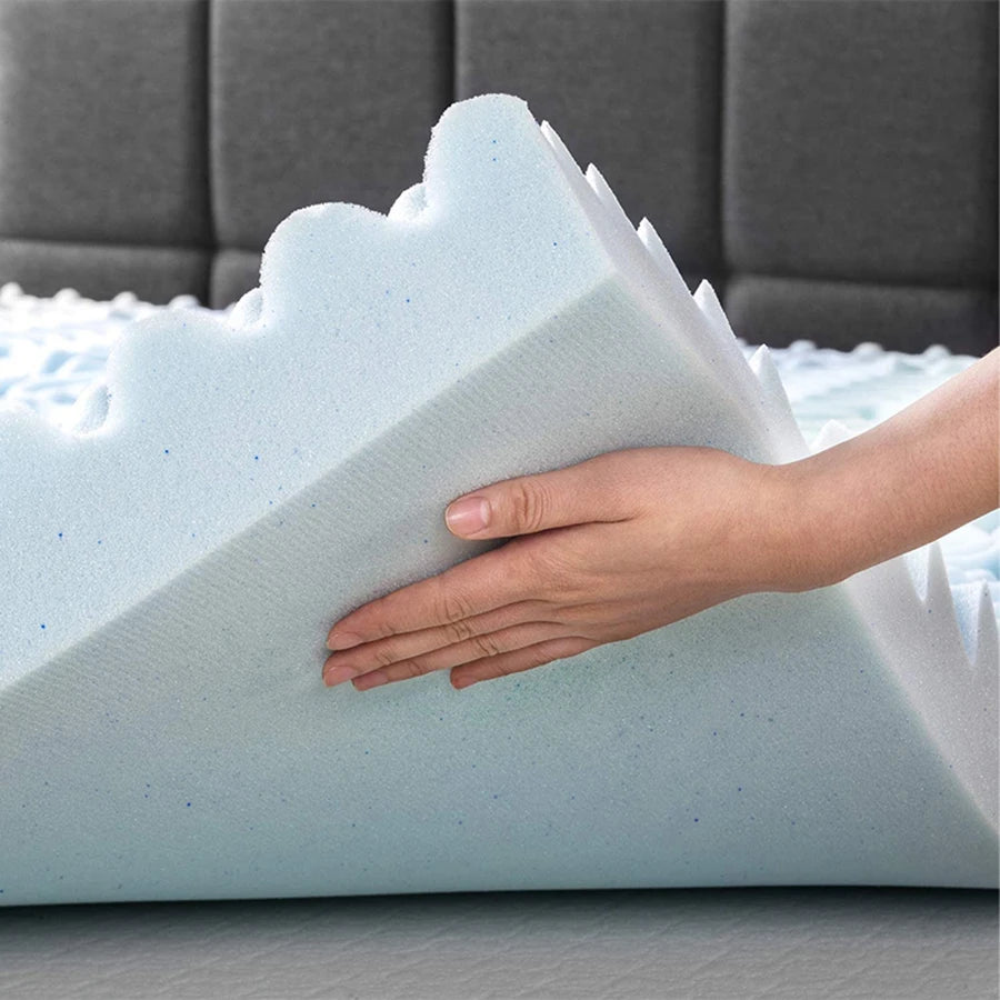 King Size Mattress in a Box, 10 Inch Hybrid Mattress Full Gel Swirl Memory Foam Mattress Topper