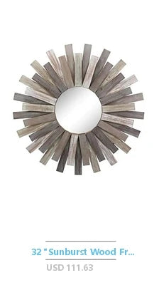 2 piece Crystal Crush Diamond Wall Mirrors Set - 11”x15”