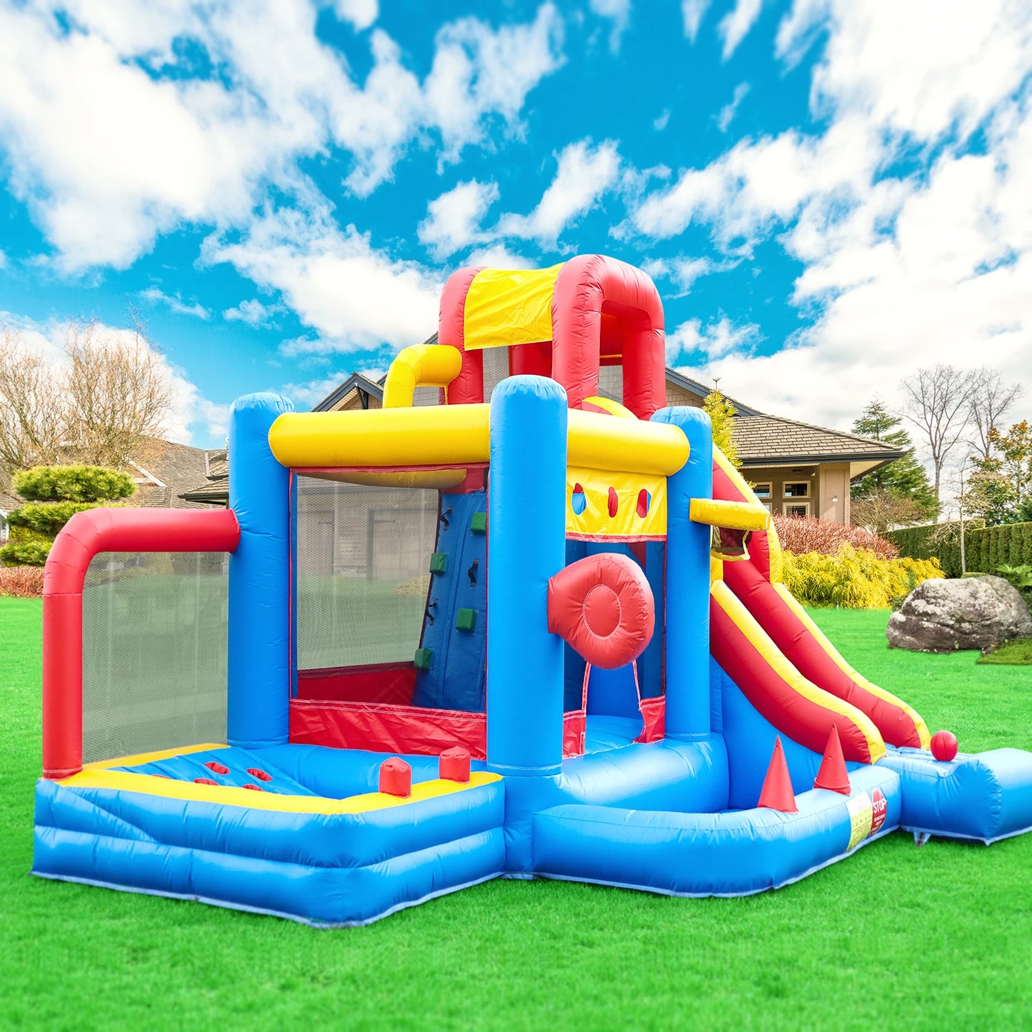 Commercial Inflatable Bounce House, with Blower