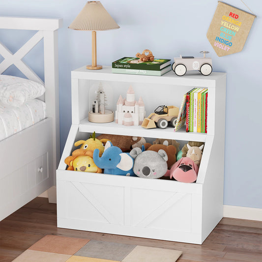 Kids' Bookcase Toy Storage Organizer Cabinet