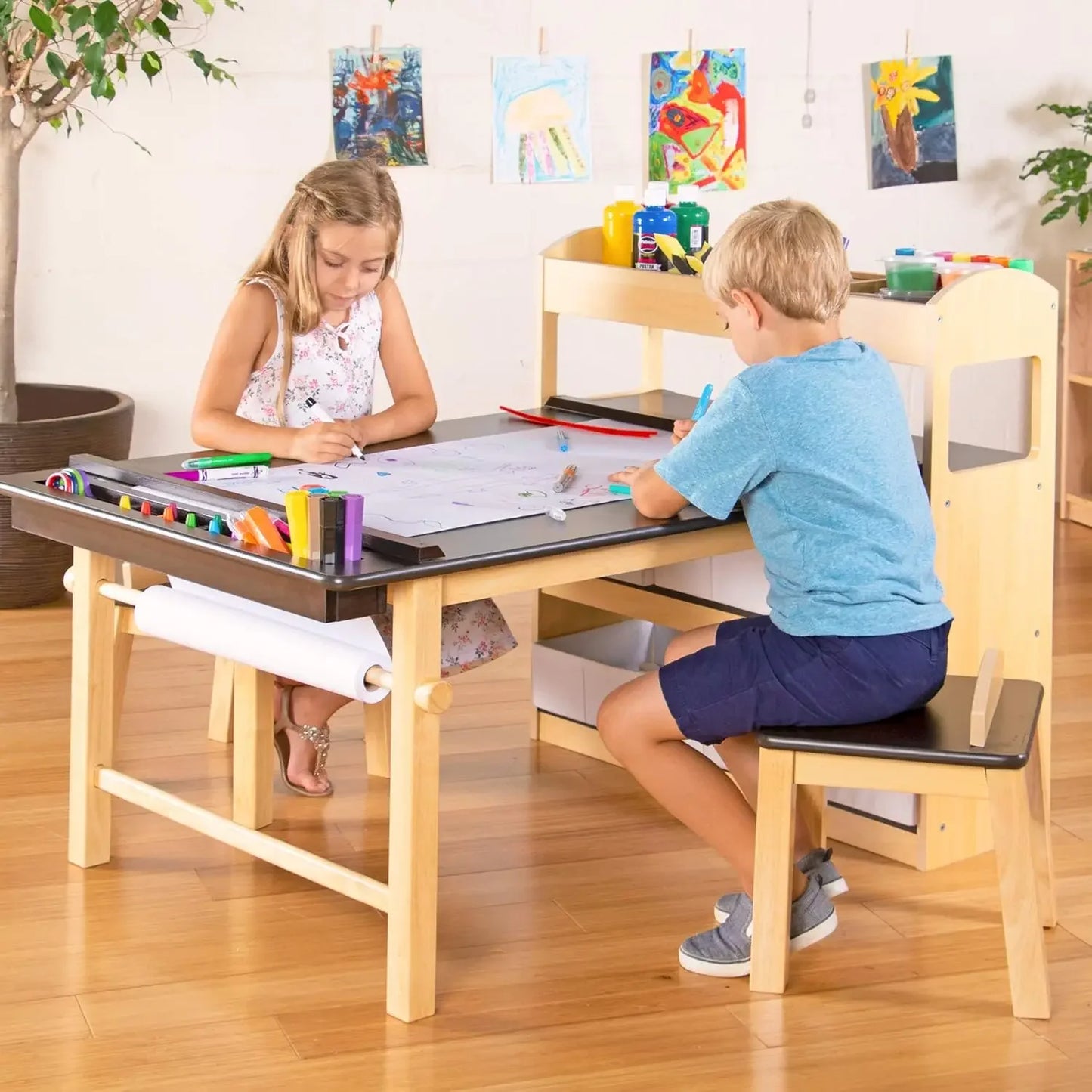 Children's Handicraft Activity Table and Chairs