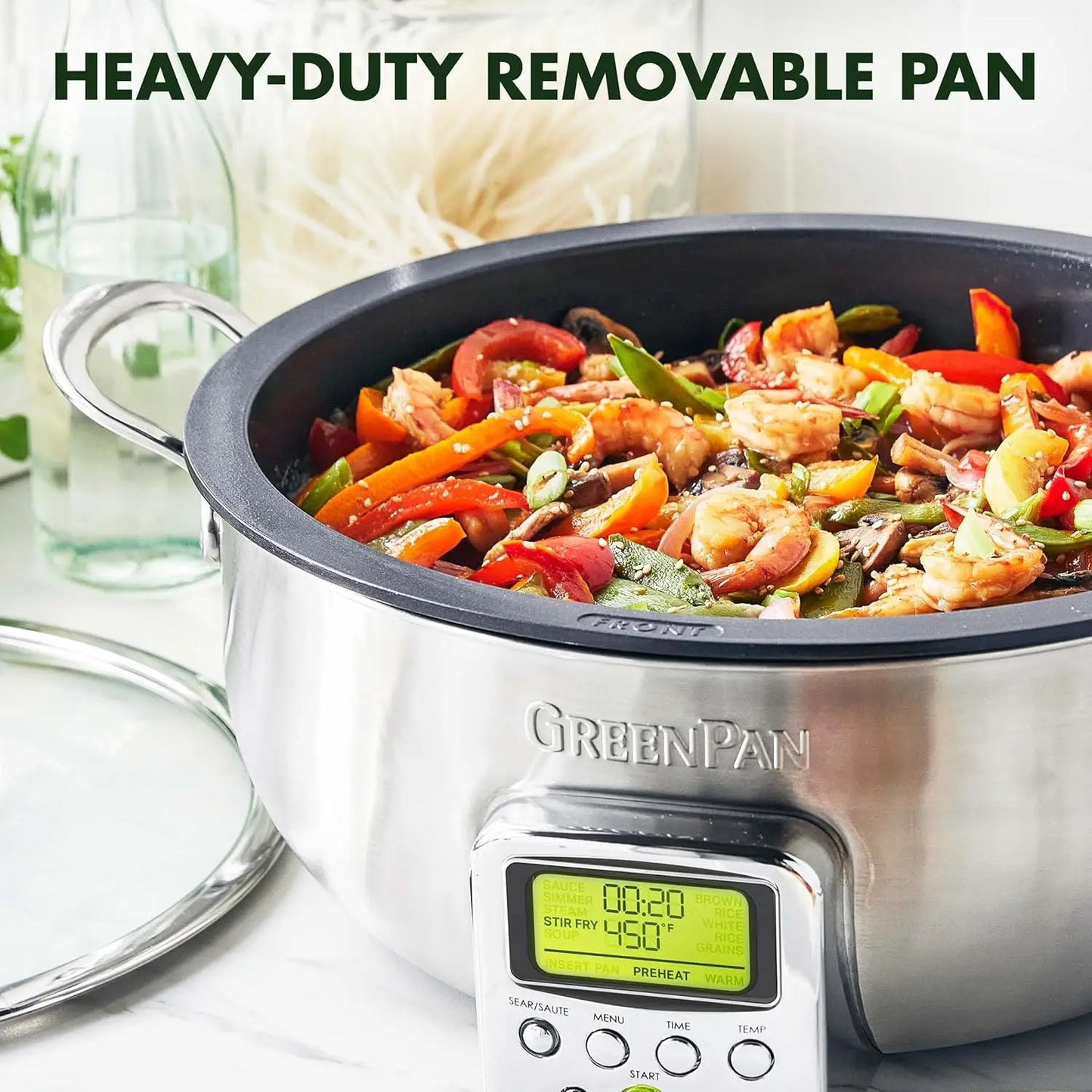 Elite Essential Smart Electric 6QT Skillet Pot