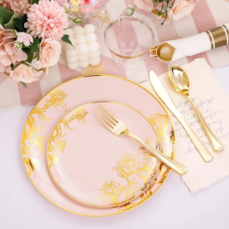 30-Guest Disposable Dinnerware Set