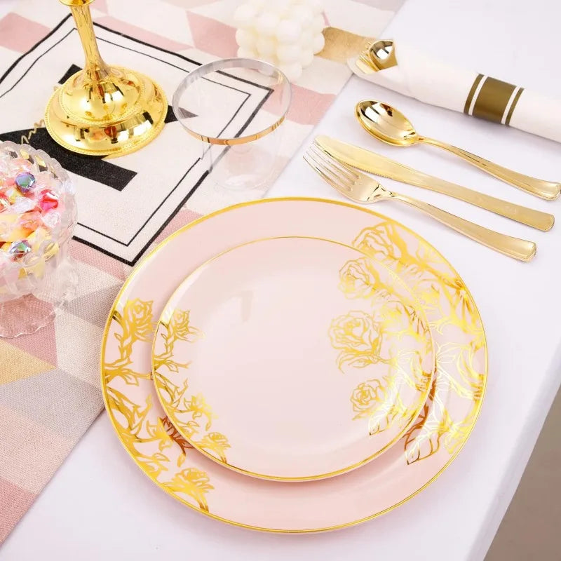 30-Guest Disposable Dinnerware Set