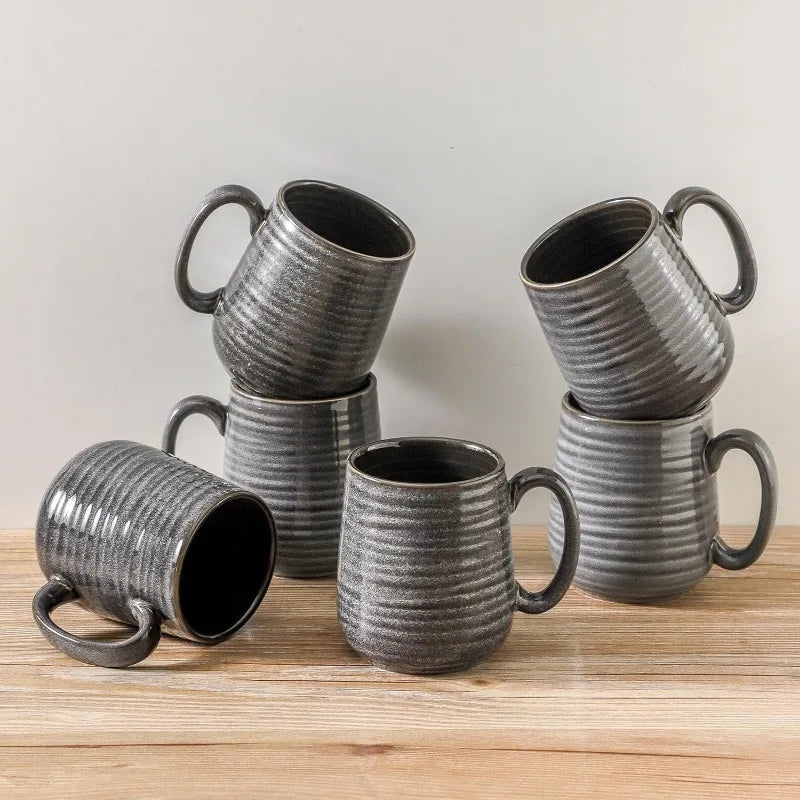 Ceramic Coffee Mugs Set of 6